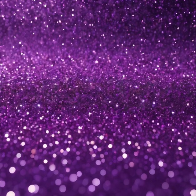 Purple glitter background with sparkles