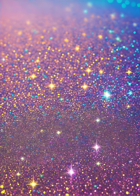 Purple glitter lights background