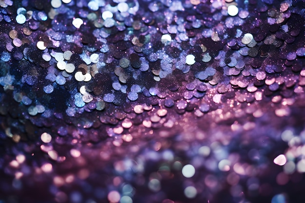 Purple glitter