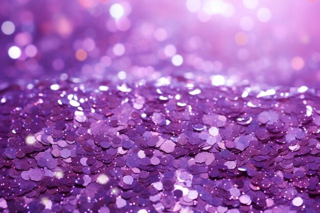 purple glitters for the home