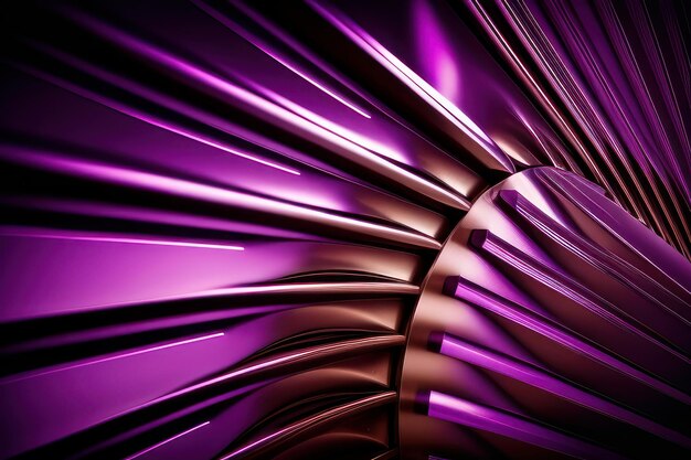 Purple and gold background with a metal structure that says'purple '