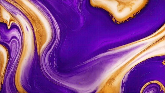 Purple and gold mixed texture fluid art background texture beautiful fluid abstract texture