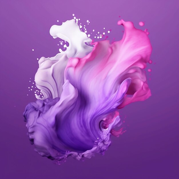 Purple gradient watercolors background