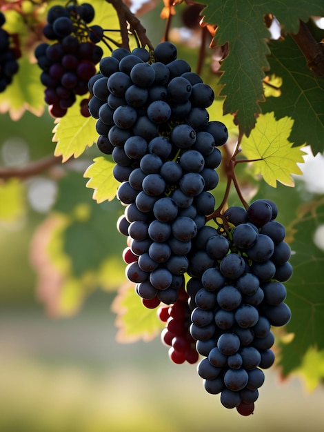 purple grape vine