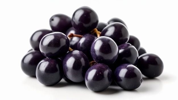 Photo purple grapes fresh and ripe perfect for a healthy snack