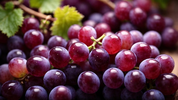 Purple Grapes Fruit Product Photography