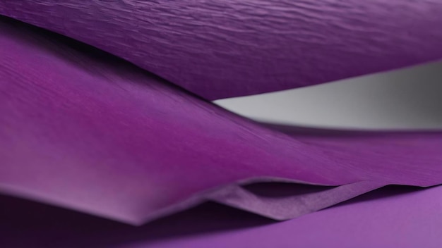 A purple and gray paper with a purple background