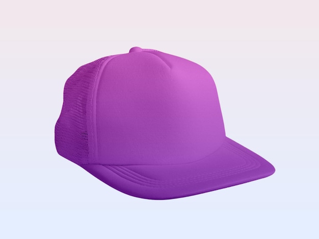 Photo a purple hat with a purple cap on it