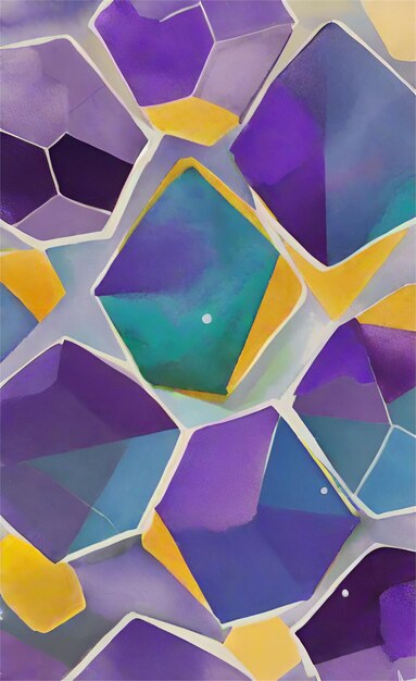 Purple hexagon abstract background