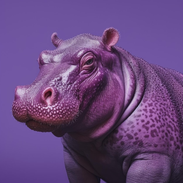 The purple hippopotamus