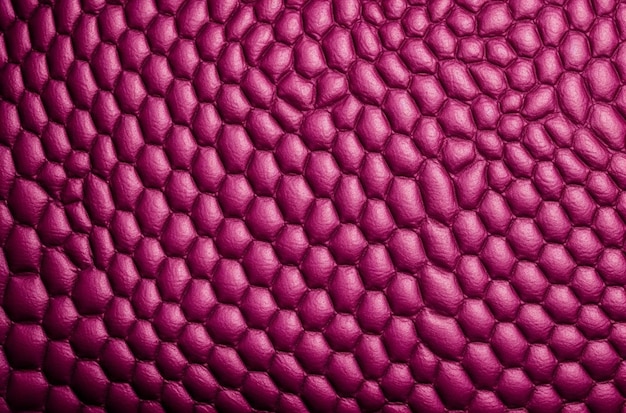 A purple leather with a pattern of scales.