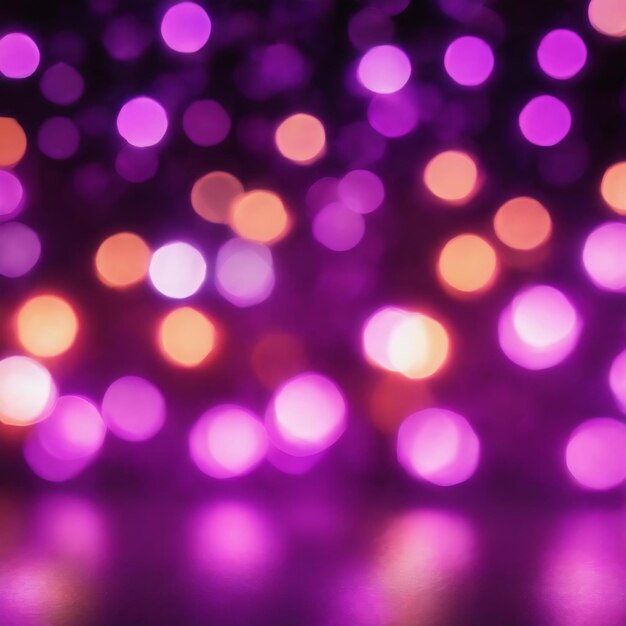 Purple lights bokeh background