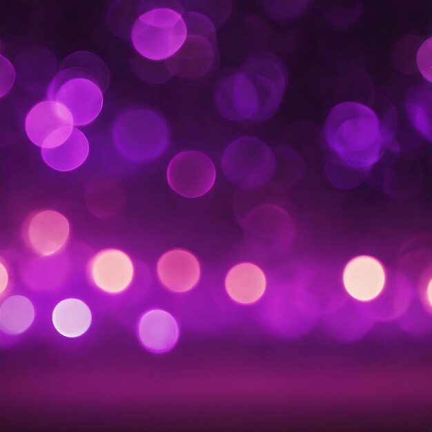 Purple lights bokeh background