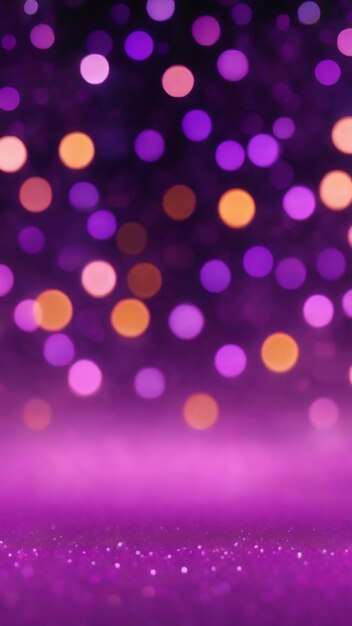 Photo purple lights bokeh background