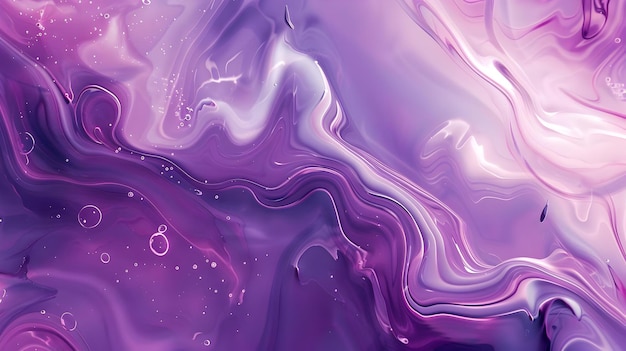 Purple liquid marble abstract color background