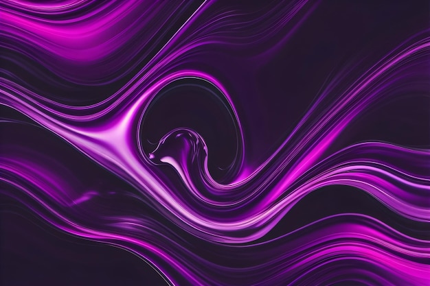 Purple liquid swirl abstract wallpaper background fluid wallpaper for desktop with generative ai