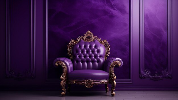 Purple Majesty A Regal and Majestic Solid Color Background