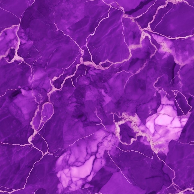 Purple marble with a white vein on the surface generative ai