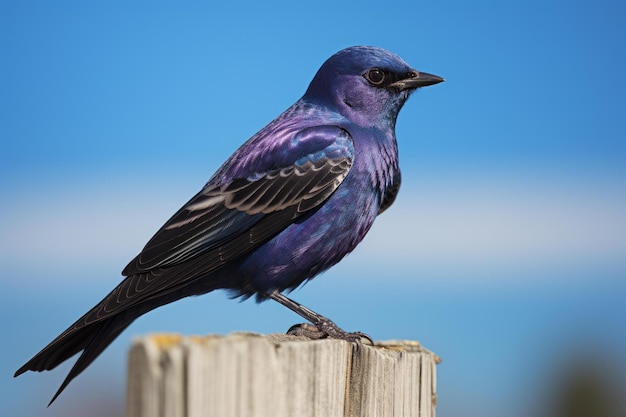 Purple martin bird Generate Ai