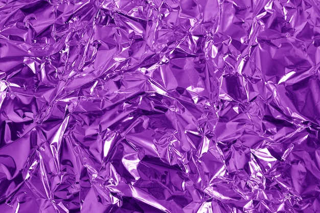 Purple metallic foil texture background