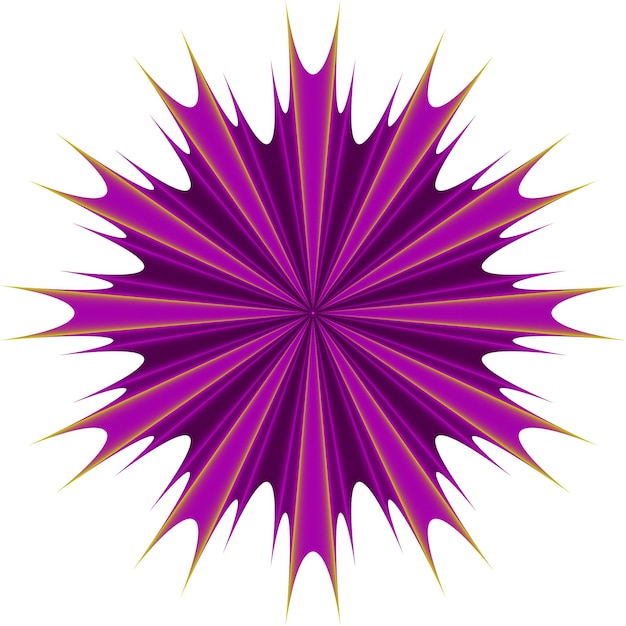 Purple modern mandala flower Love