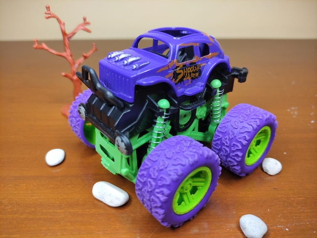 Purple monster truck