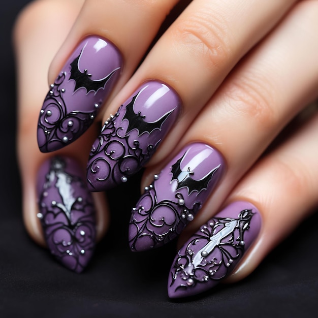 New Style with Black Nail Designs 2024! 💅✨ | by Nailkicks | Medium