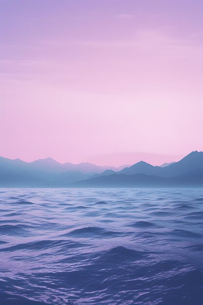 Purple ocean