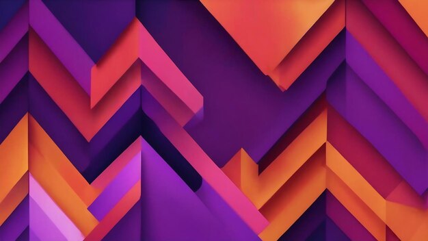 Purple and orange abstract background with a triangle pattern