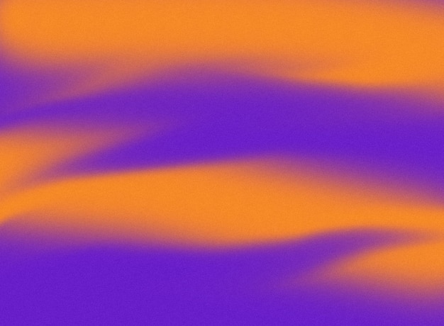 紫とオレンジの粒子の粗いグラデーションの背景
