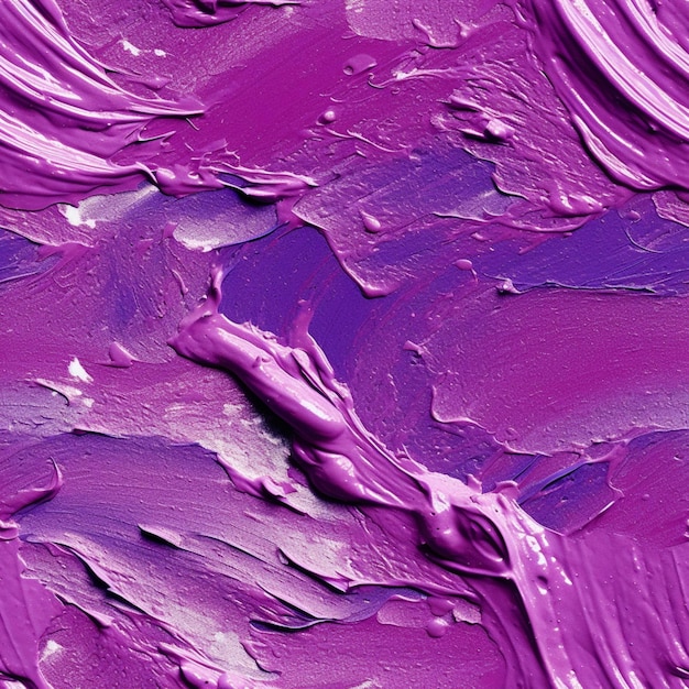 Purple paint is being applied to a purple surface generative ai