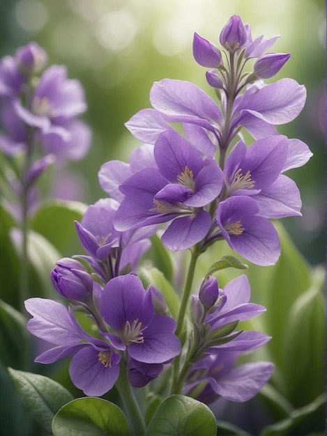 Purple Panoply A Closeup of Violet Flowers