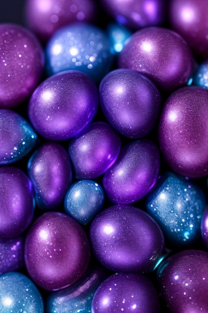 Purple pearls close up macro shot photo texture background wallpaper