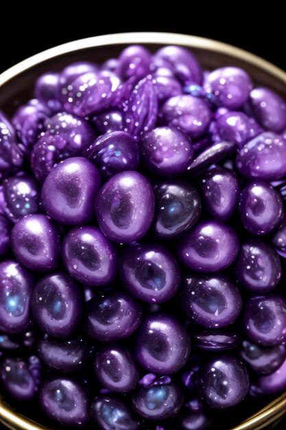 Purple Pearls Close up Macro Shot Photo Texture Background Wallpaper