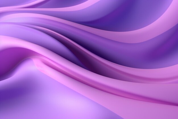 Purple and pink abstract background with smooth lines generative ai