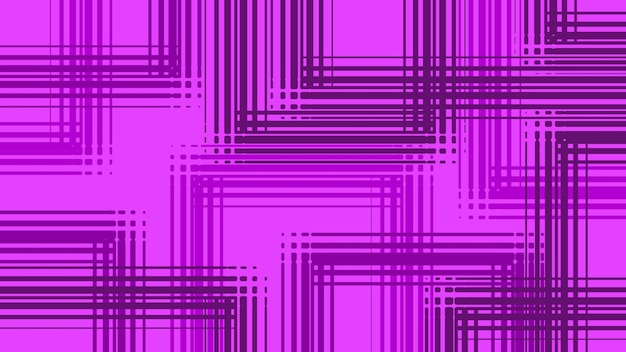 Purple and pink abstract patterns on a white background.