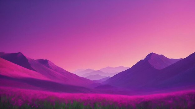 A purple and pink background with a purple and green gradient