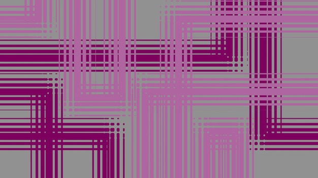 A purple and pink background with a white pattern of lines.