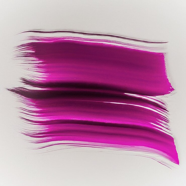Photo a purple and pink colored fabric with the purple color
