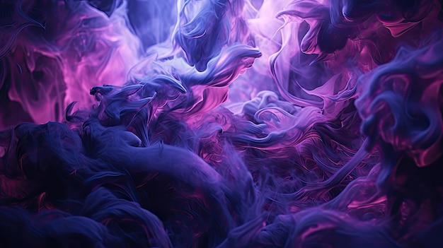 purple and pink dye in a purple background.