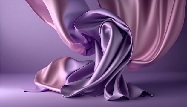 A purple and pink silk fabric with a white stripe.