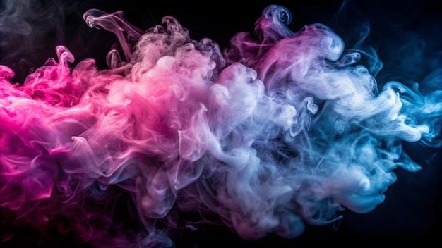 a purple and pink smoke is shown with the word quot purple quot on it