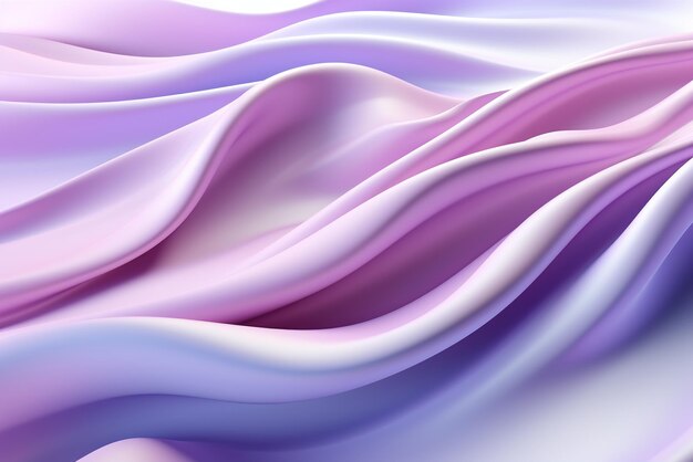 Photo purple pink smooth silk satin cloth fabric textile with waves and folds