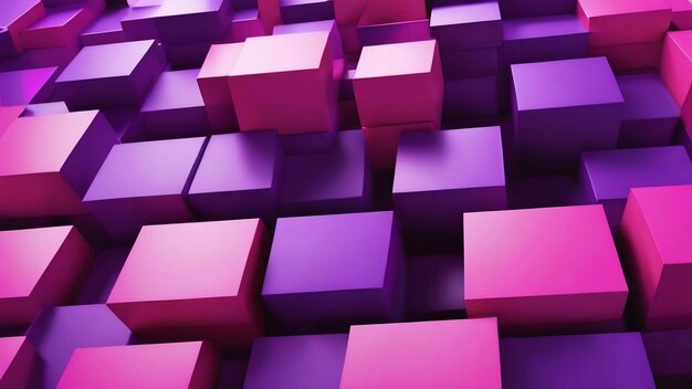 Purple and pink squares on a purple background