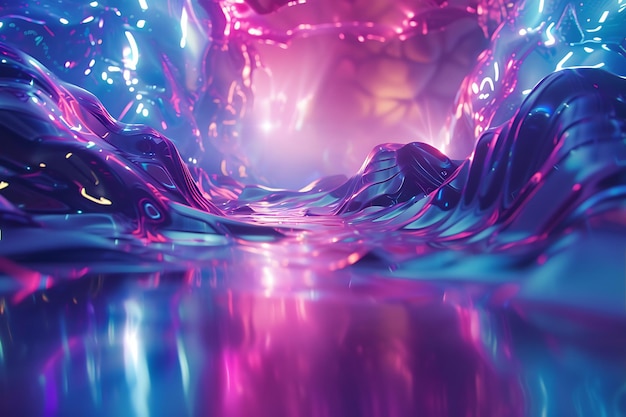 a purple and pink water stream that is purple and has a purple background