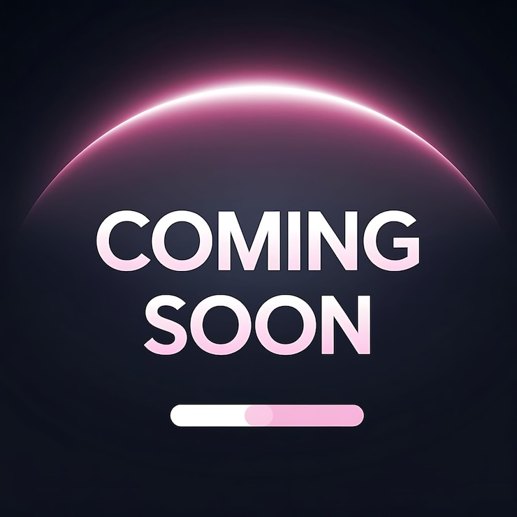 Photo a purple planet with the words coming soon