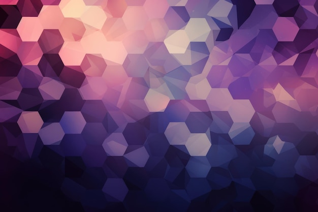 Purple polygon background created using generative ai technology