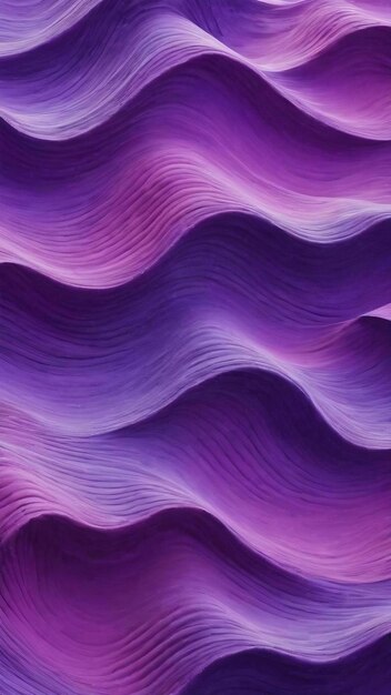 Purple and purple waves in a pattern by person