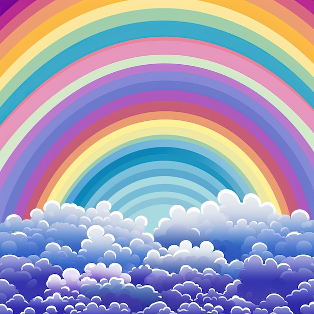 Foto strisce arcobaleno viola nel cielo carta da parati arcobaleno sfondo arcobaleno