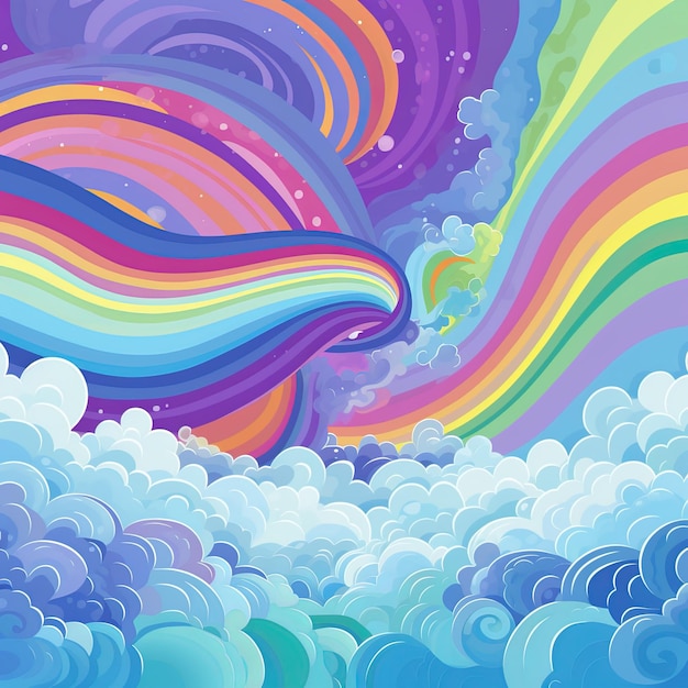 purple rainbow stripes in the sky rainbow wallpaper rainbow background